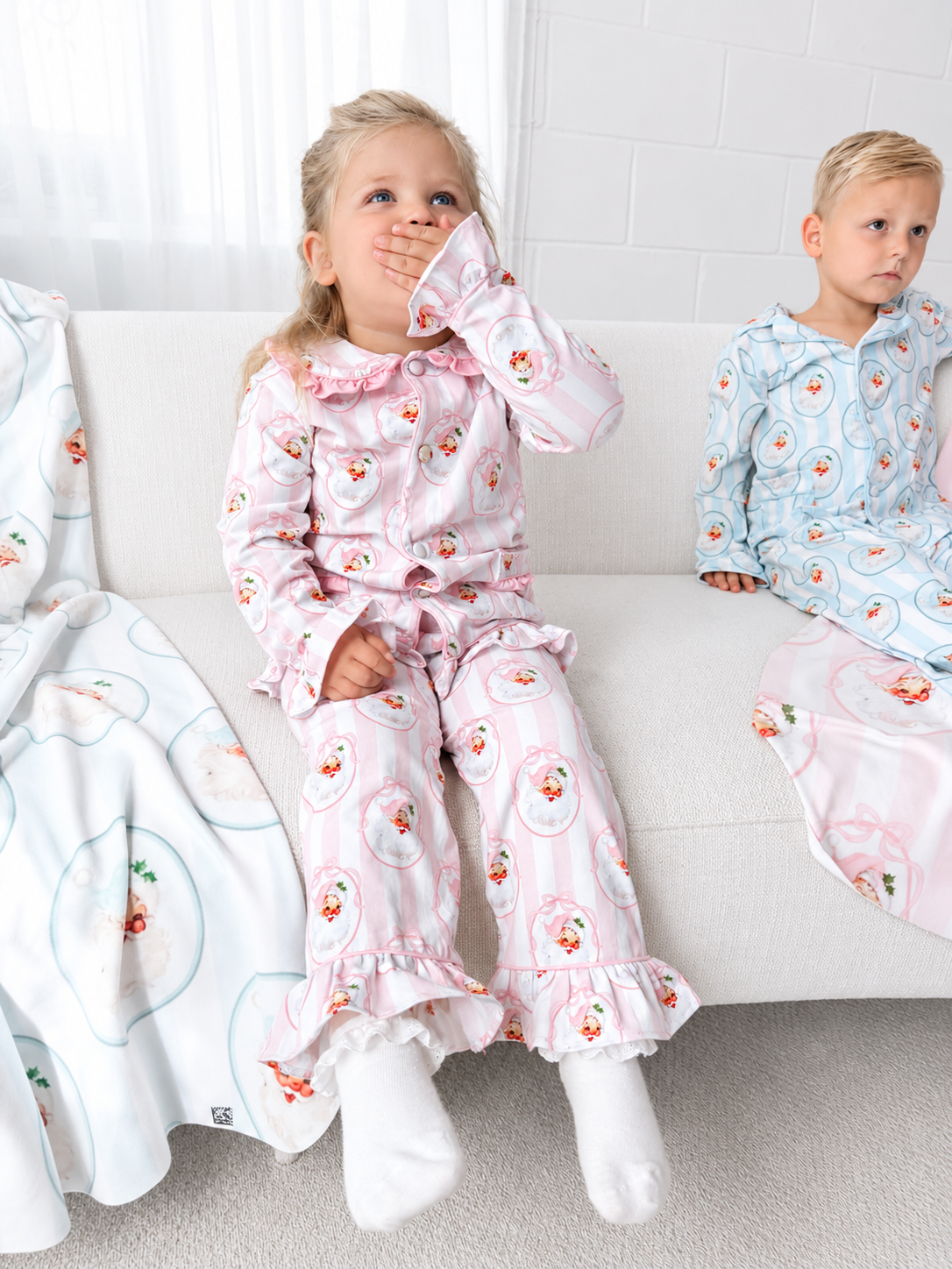 Santa baby girls pyjamas PRE ORDER