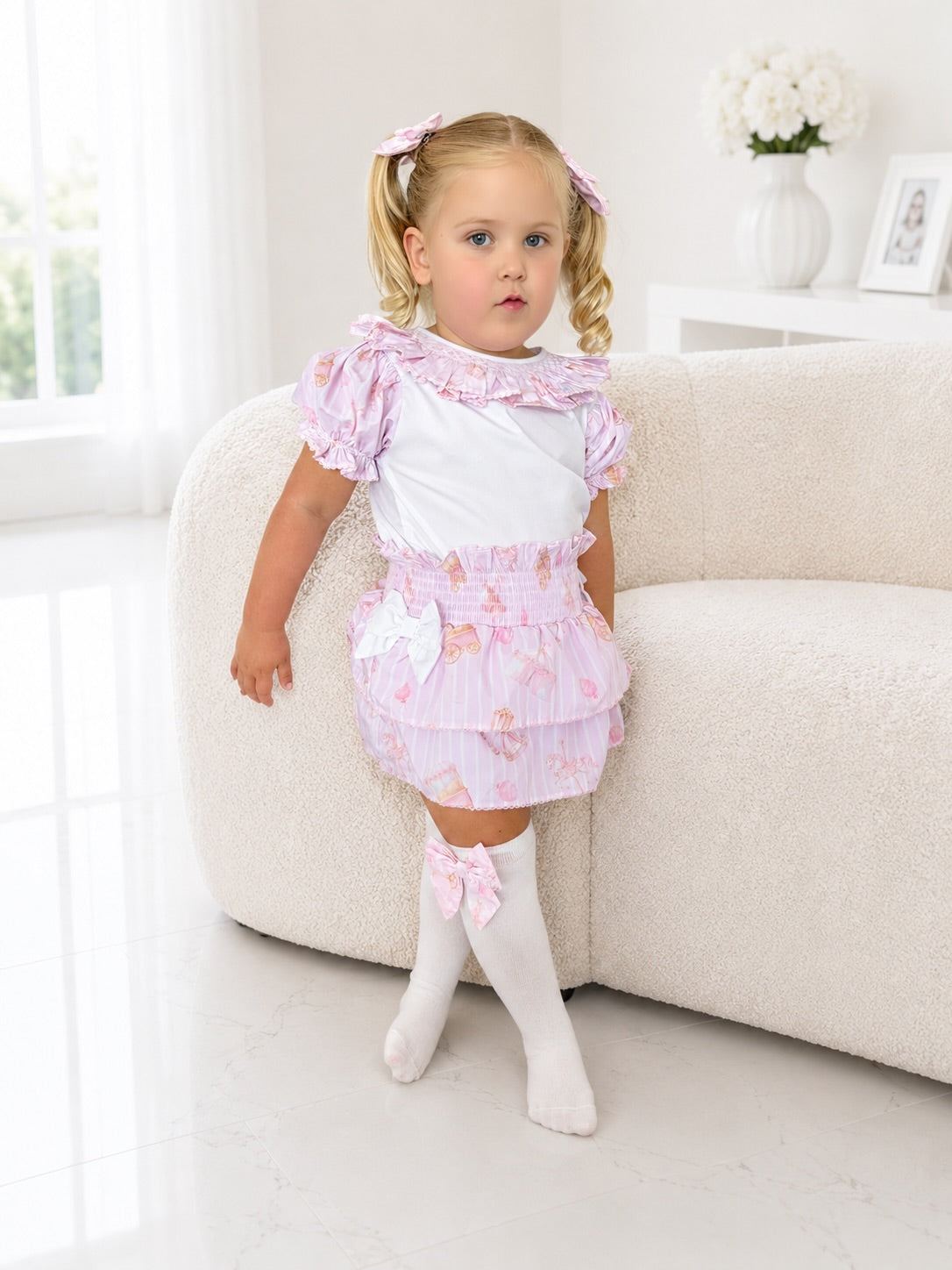 Girls carnival bloomers set