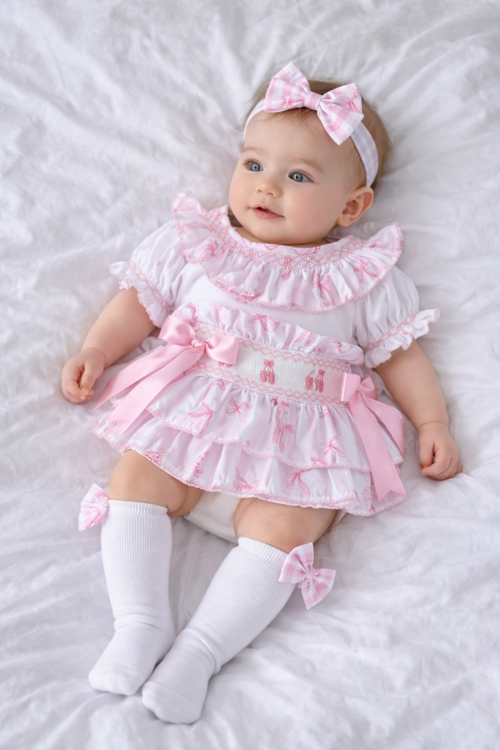 Smocked ballerina outfit