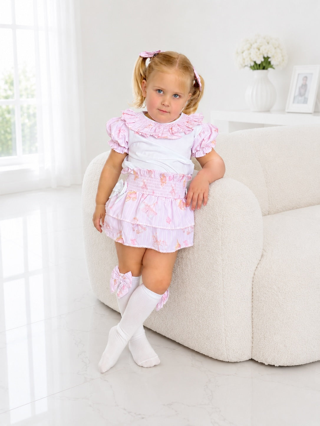 Girls carnival bloomers set