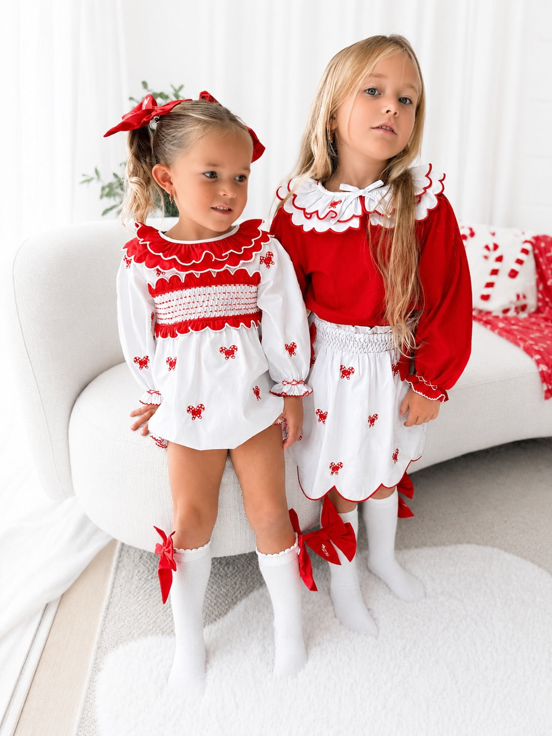 Candy cane lane skirt set PRE ORDER