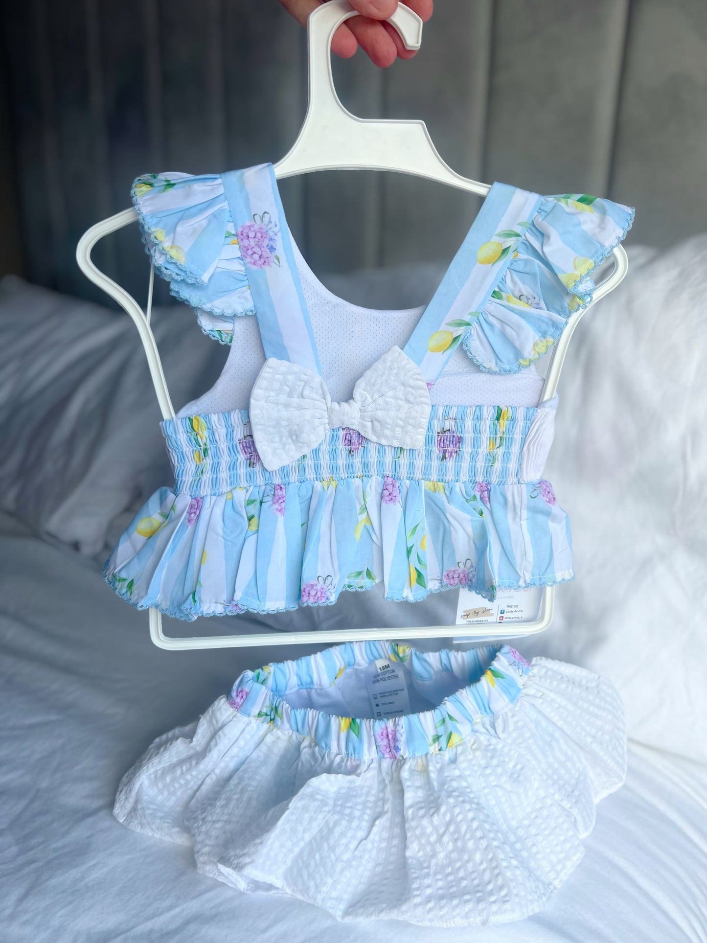 Girls smocked bikini