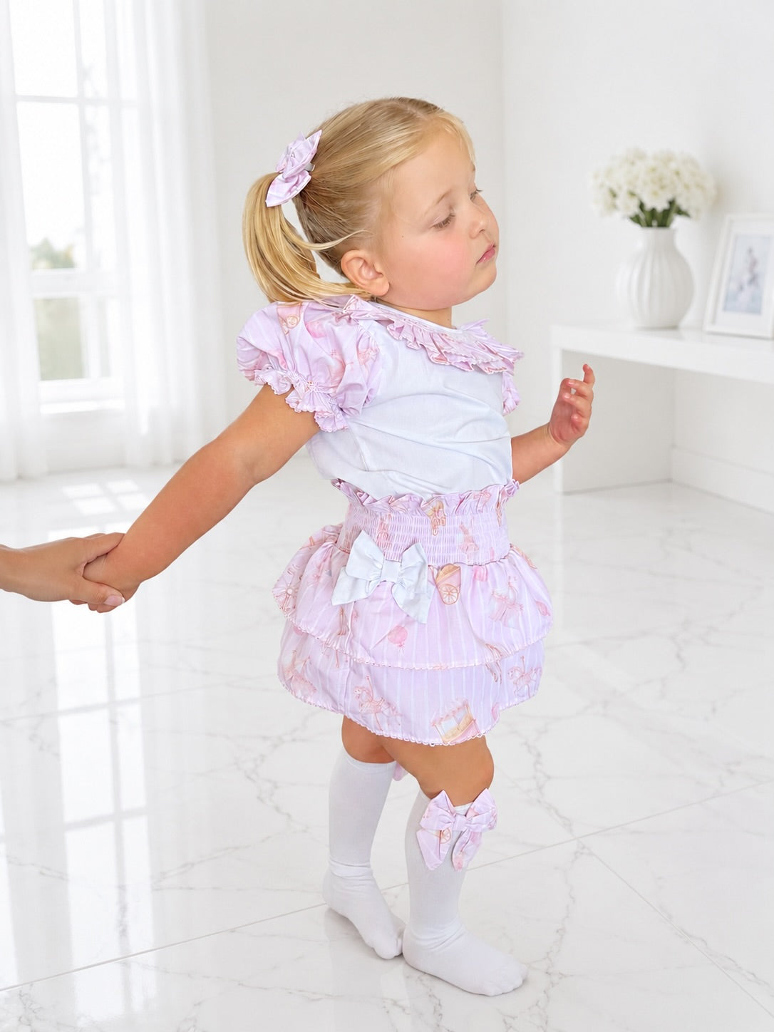 Girls carnival bloomers set
