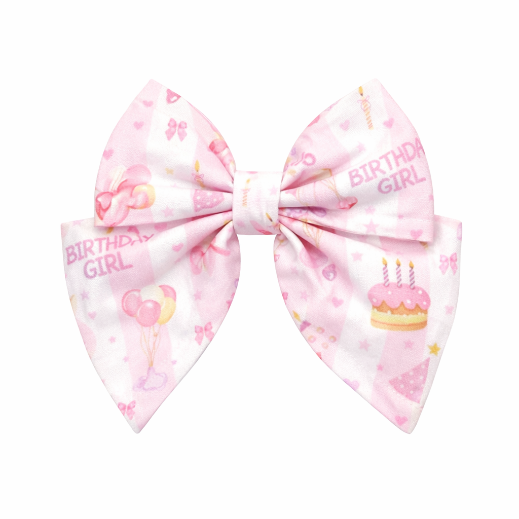Birthday girl hairbow