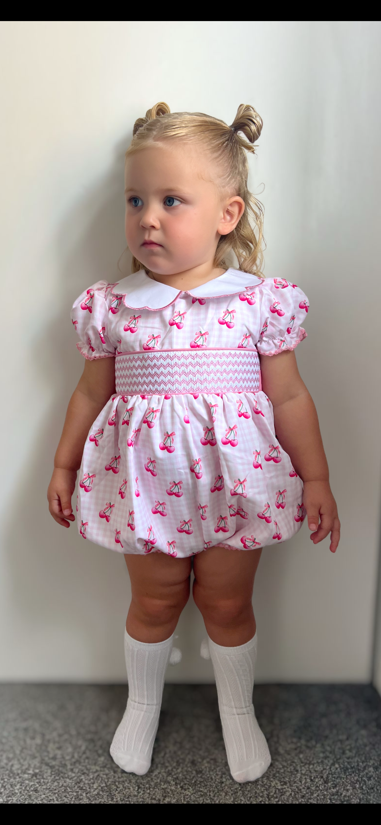 Cherrybow romper