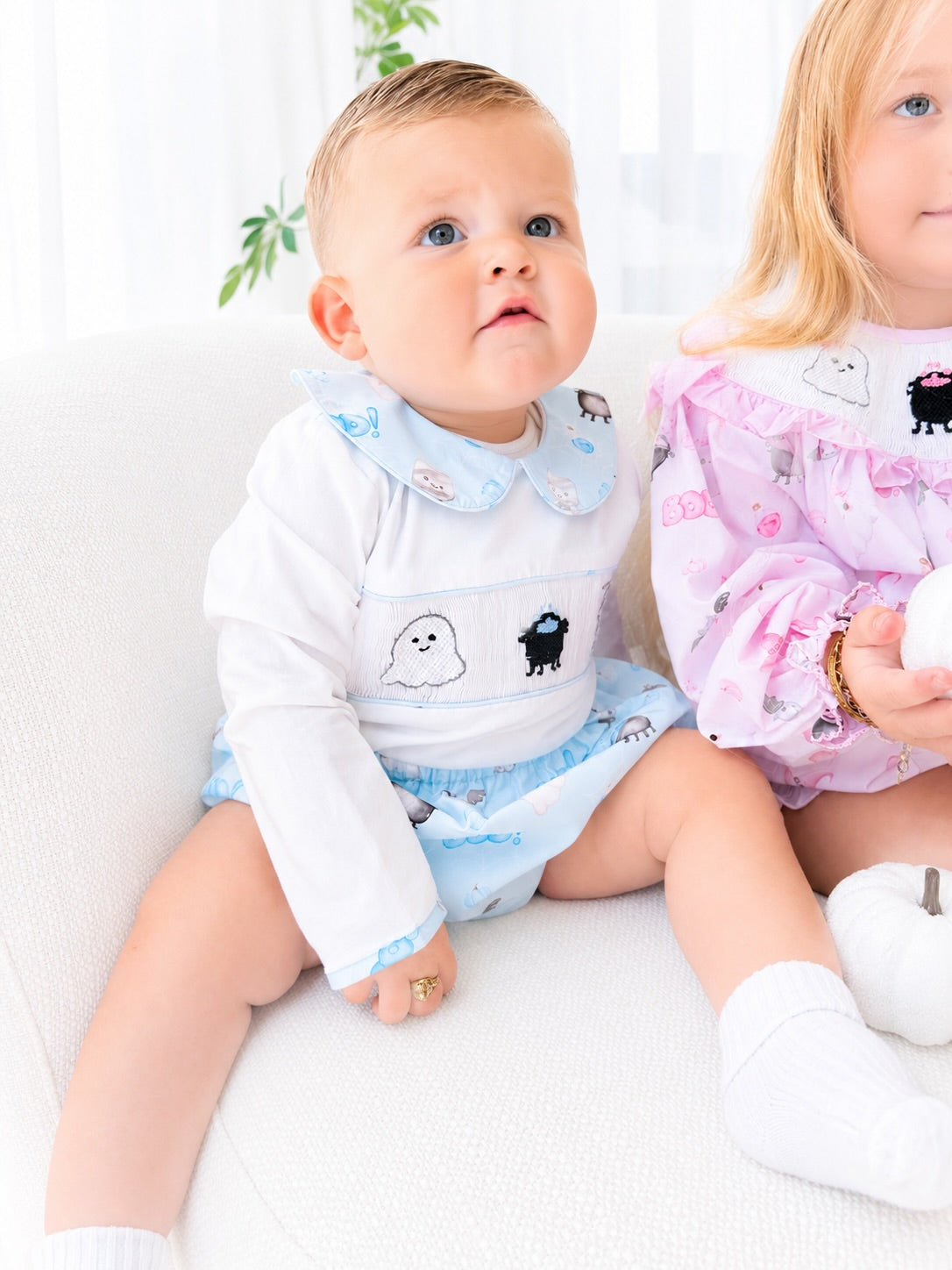Girls Halloween romper PRE ORDER