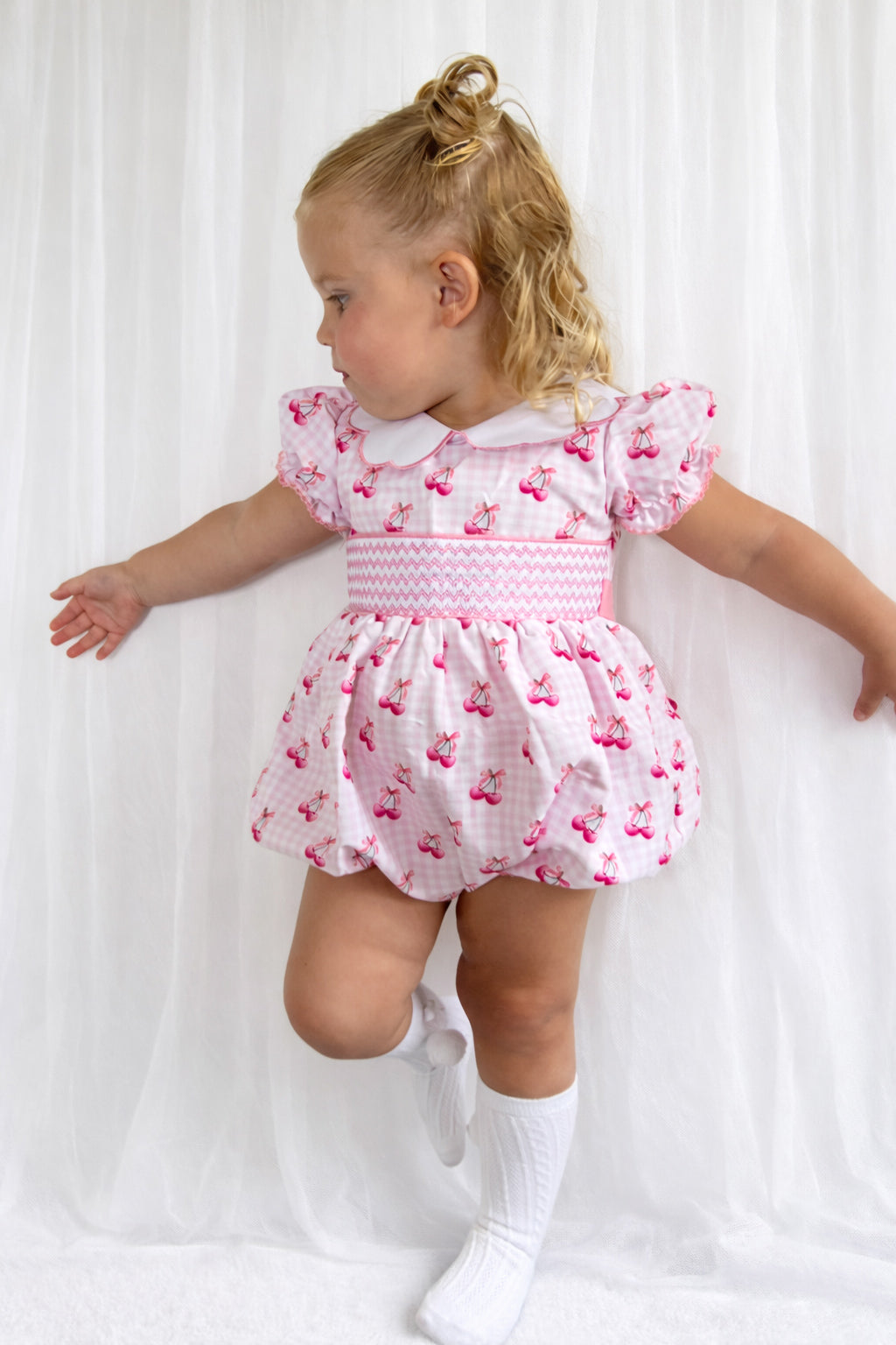 Cherrybow romper