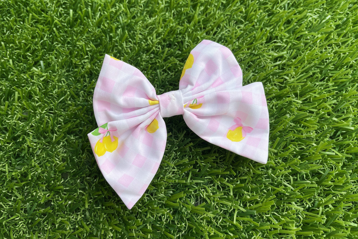 Lemonbow hairbow