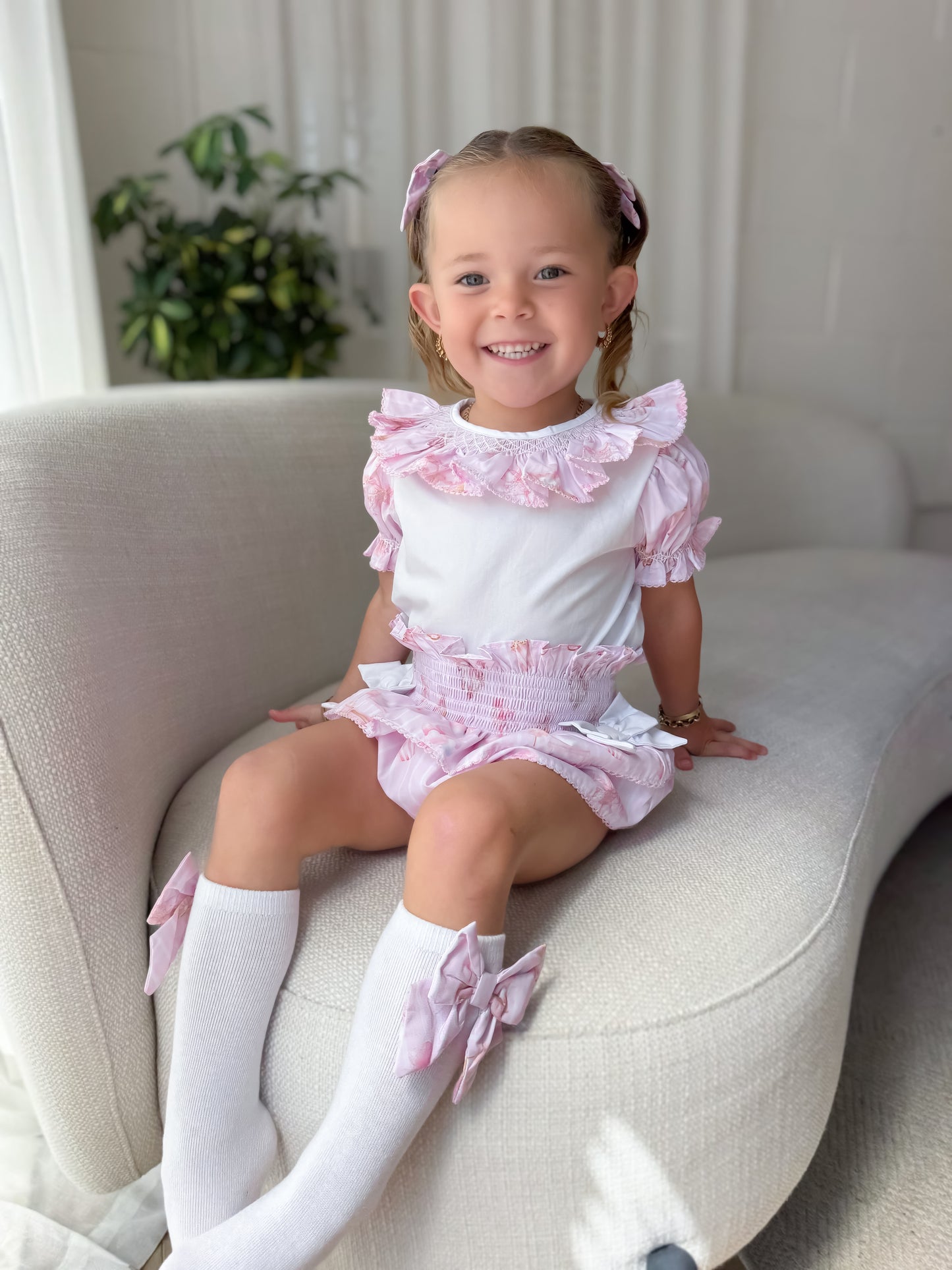 Girls carnival bloomers set