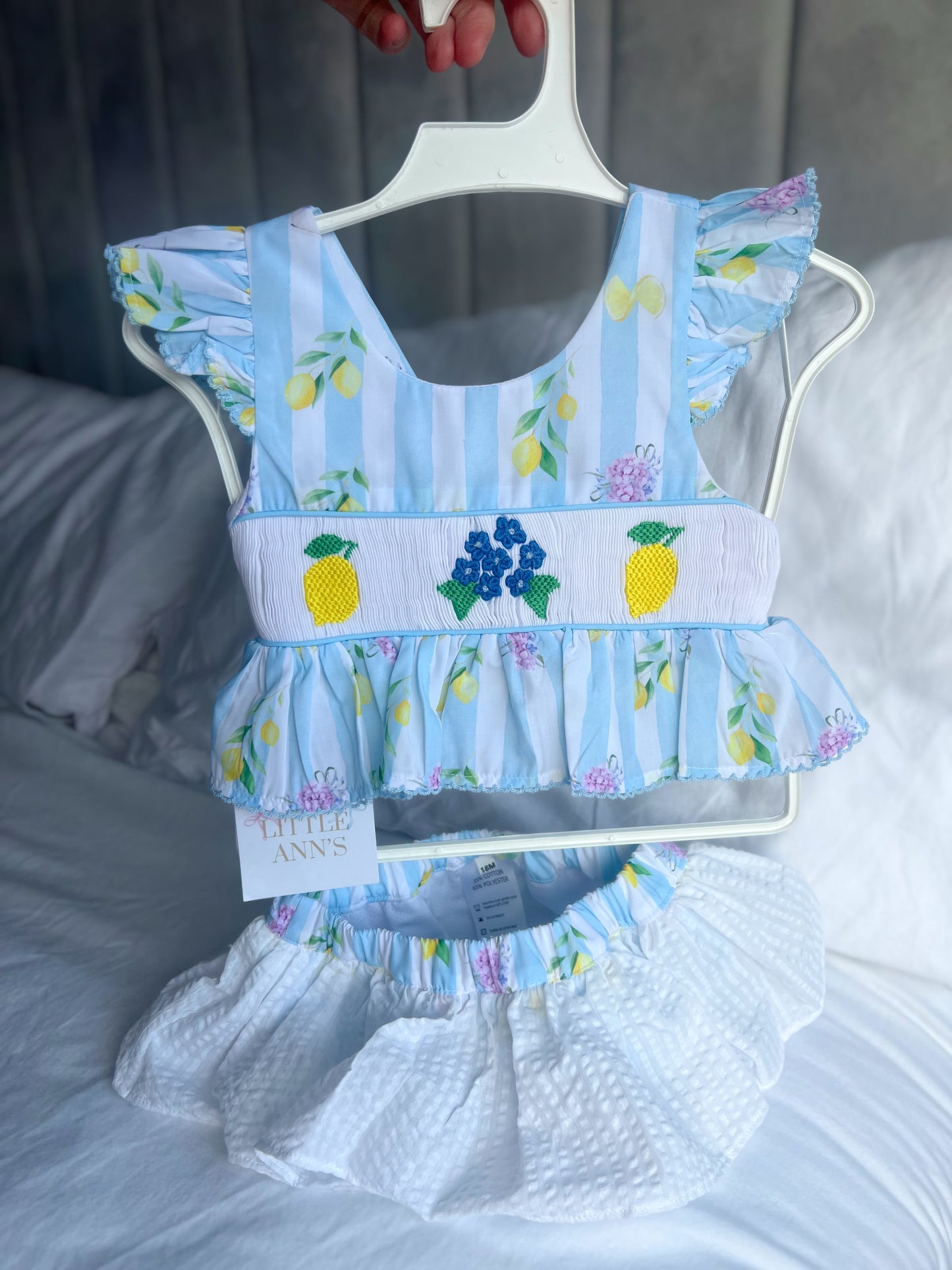 Girls smocked bikini