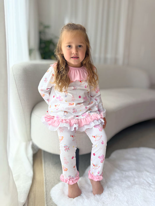 Pink Christmas loungewear PRE ORDER