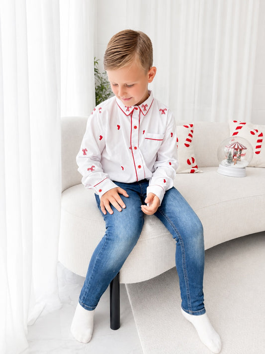 Candy cane lane boys shirt PRE ORDER